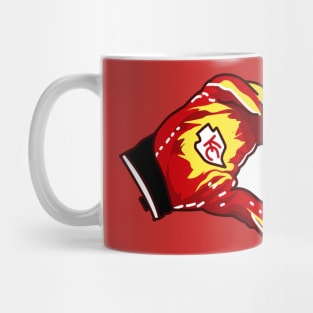 Travis Kelce heart - white Mug